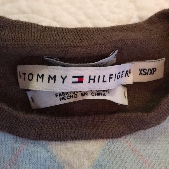 Tommy Hilfiger argyle sweater - Picture 2 of 2